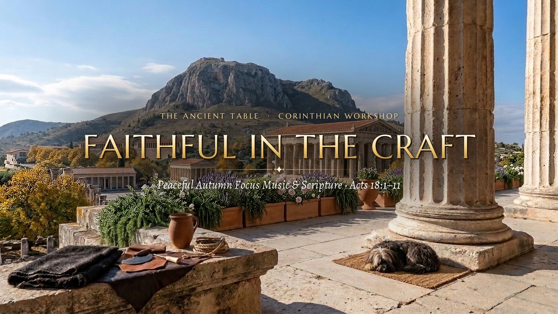 Peaceful Autumn Focus Music & Scripture | Corinthian Tentmaker’s Workshop