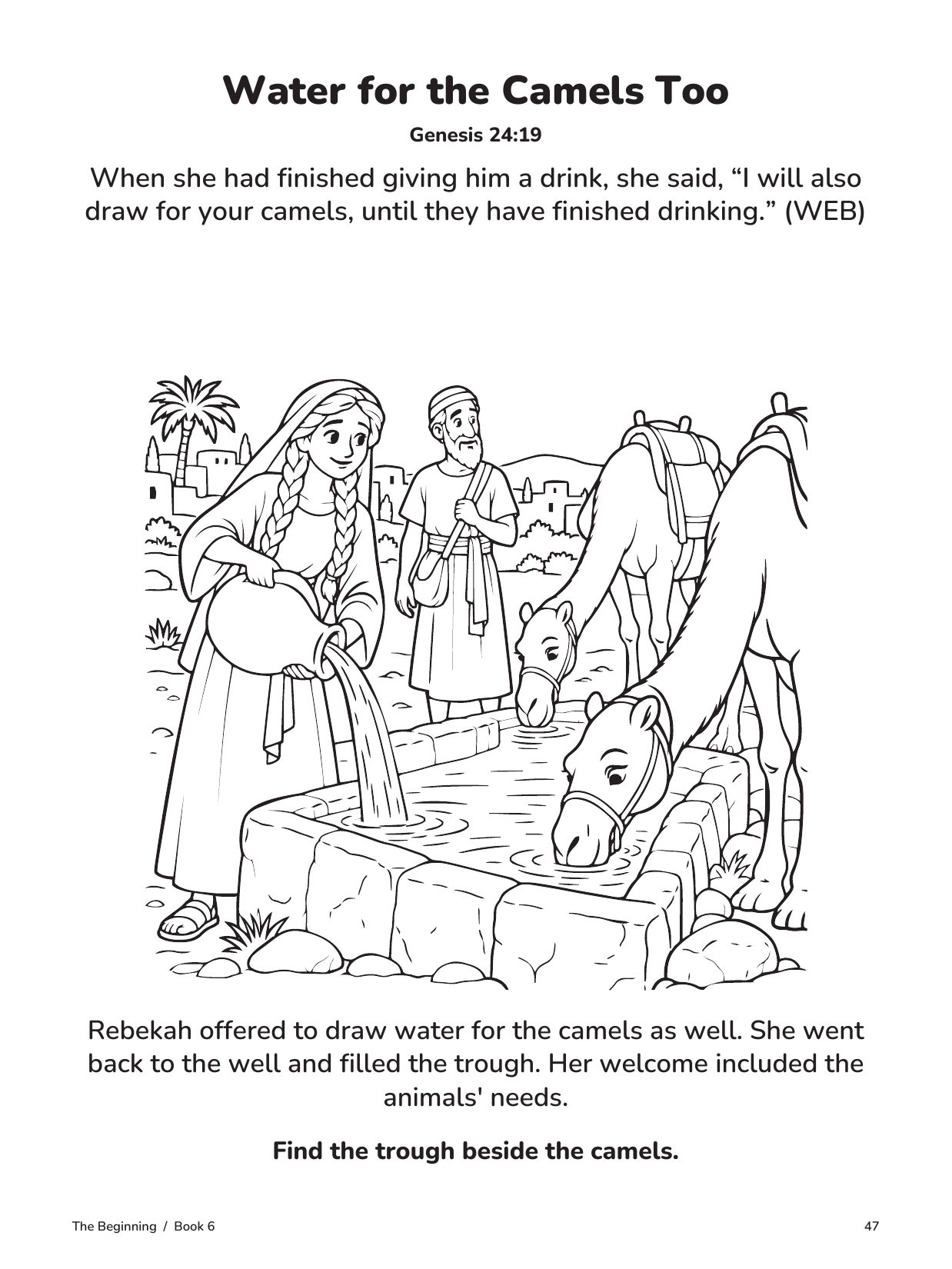 Actual interior page 47 from Isaac and the Family Promise