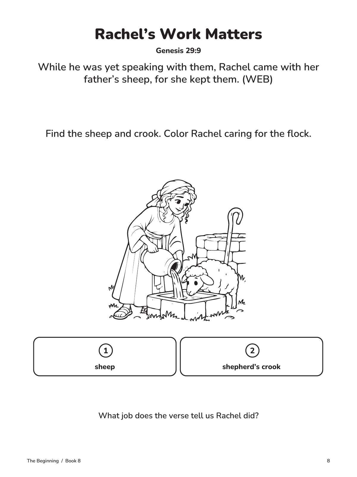 Rachel’s Work Matters: actual page 8 from Jacob's Growing Family