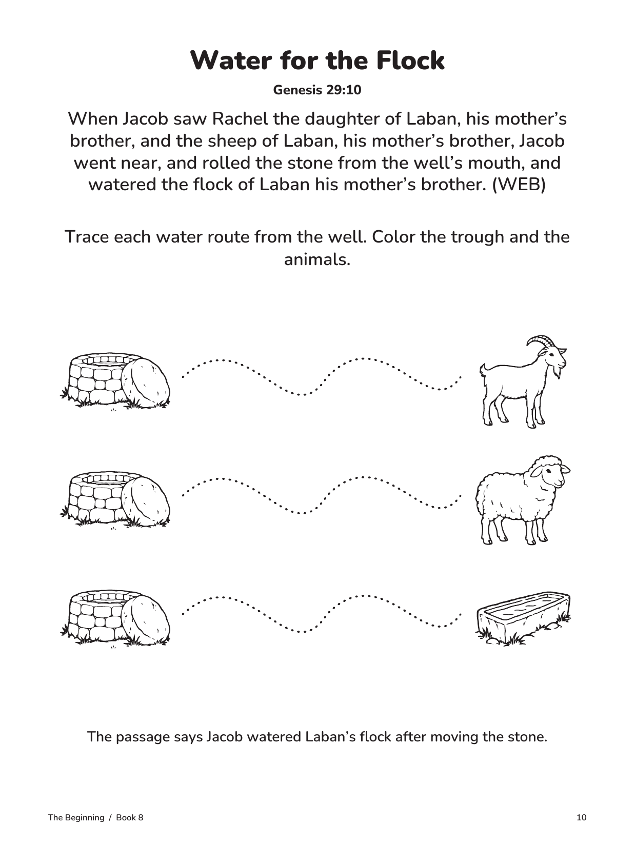 Actual interior page 10 from Jacob's Growing Family