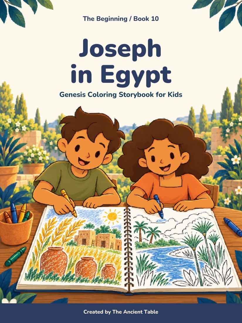 Joseph in Egypt final activity-edition cover