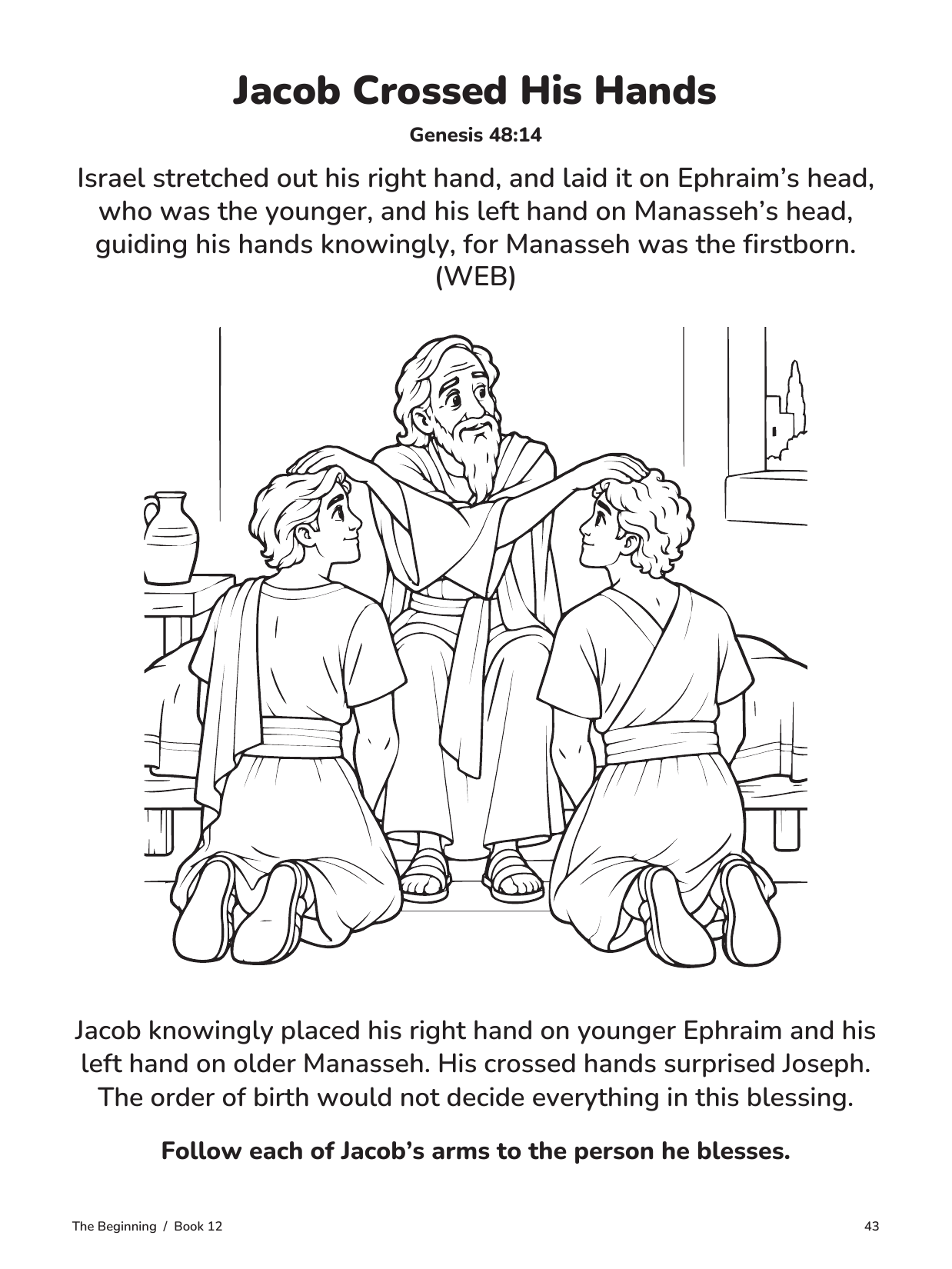 Actual interior page 43 from A Family and a Future of Hope