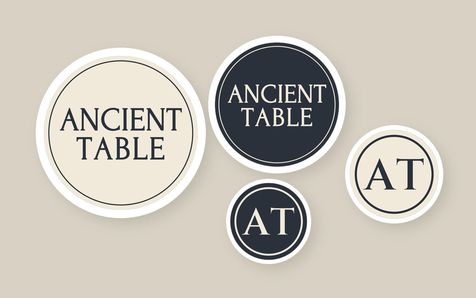 Die-cut sticker set
