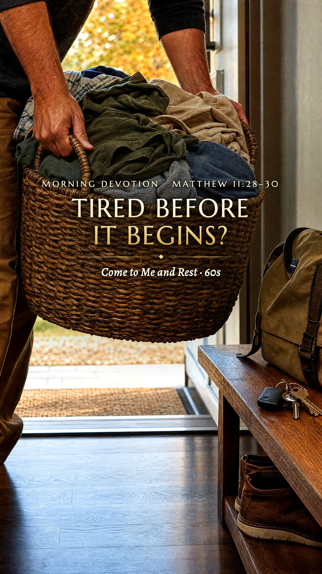 Opening scene for Tired before the day begins