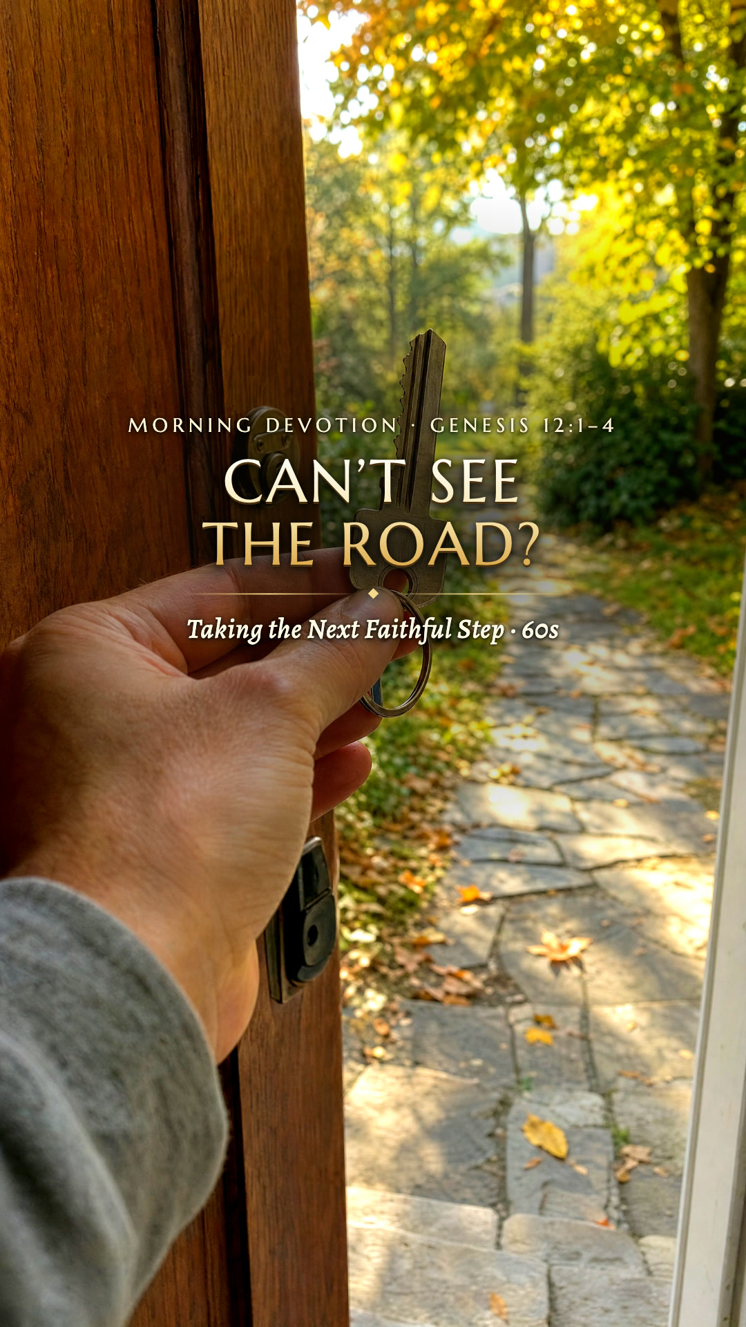 Opening scene for When you cannot see the whole road