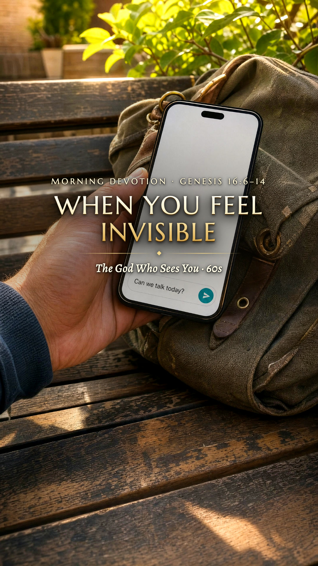 Opening scene for When you feel invisible