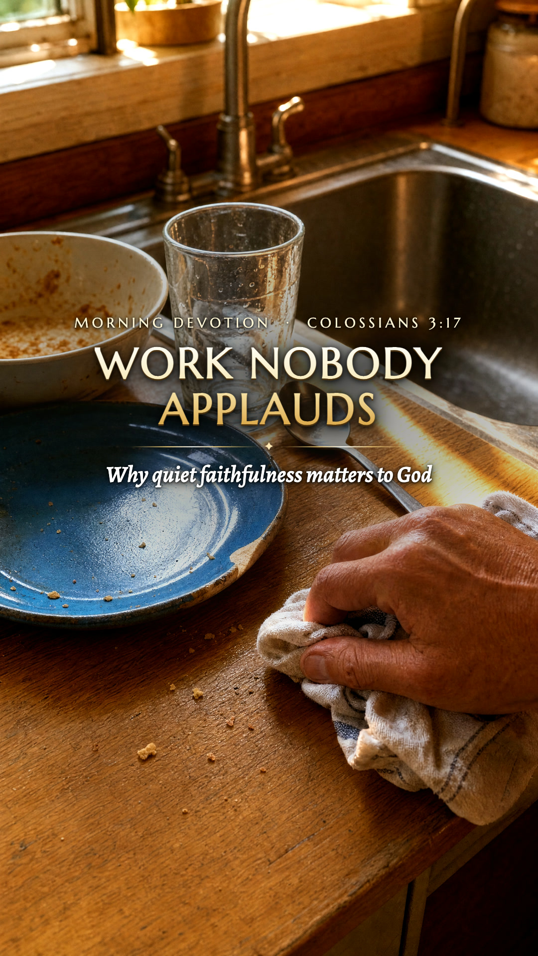 The work nobody applauds