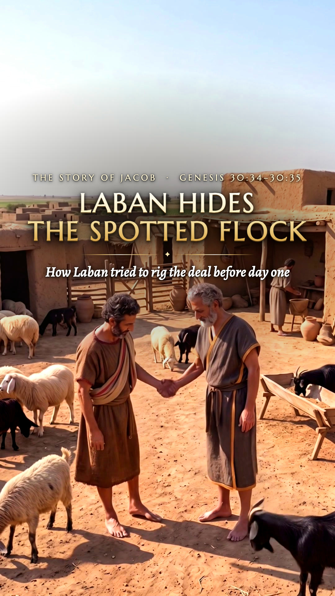 Laban separates the animals