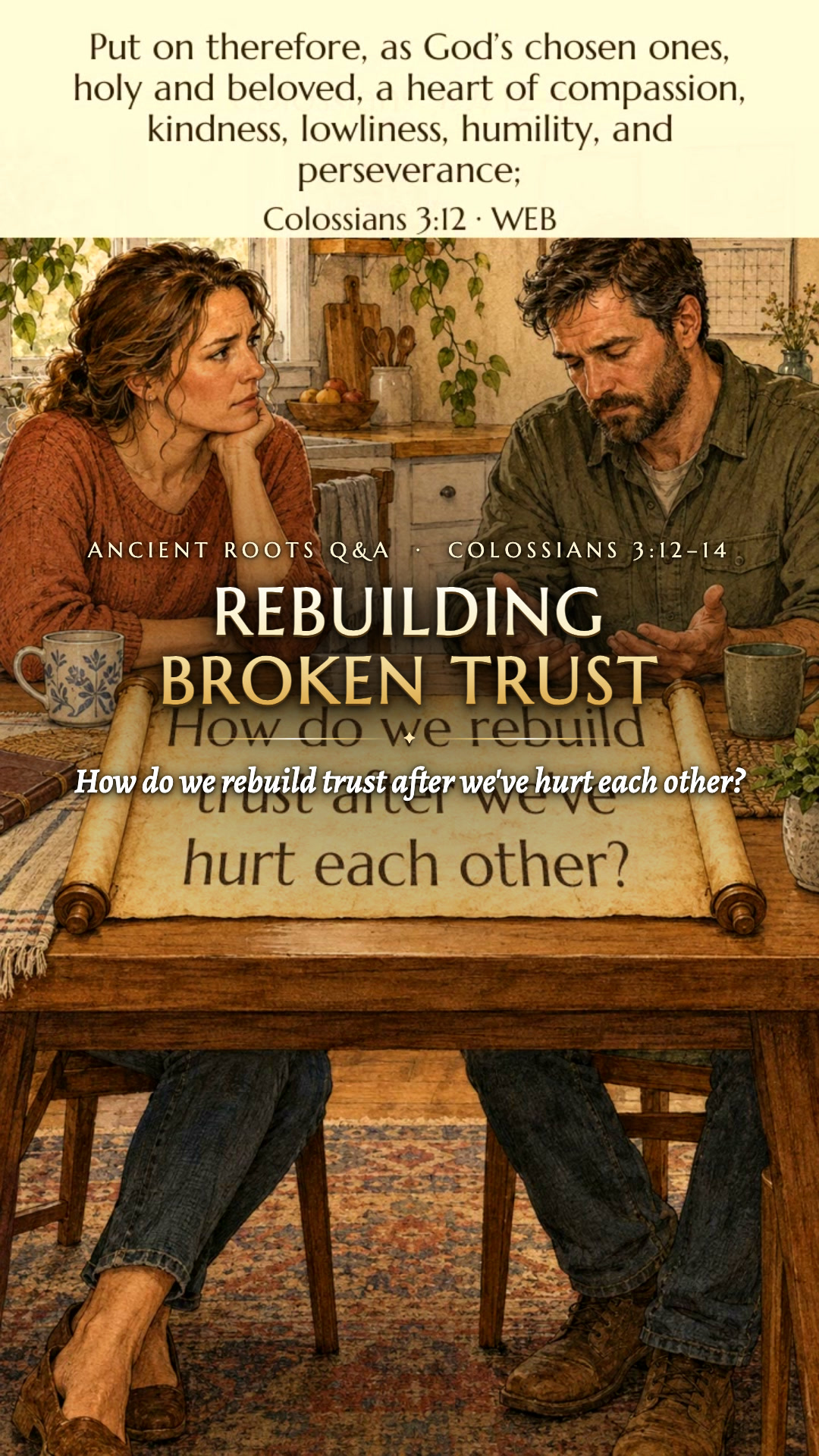 How do we rebuild trust after we've hurt each other?