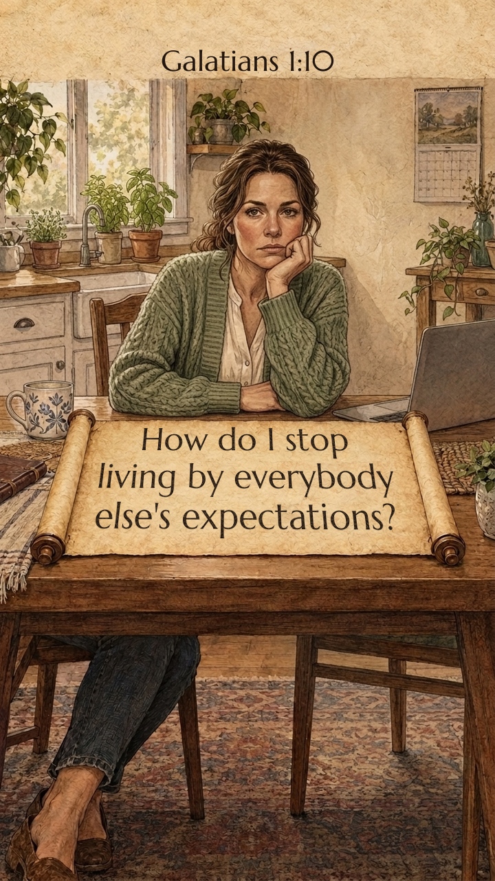 How do I stop living by everybody else's expectations?