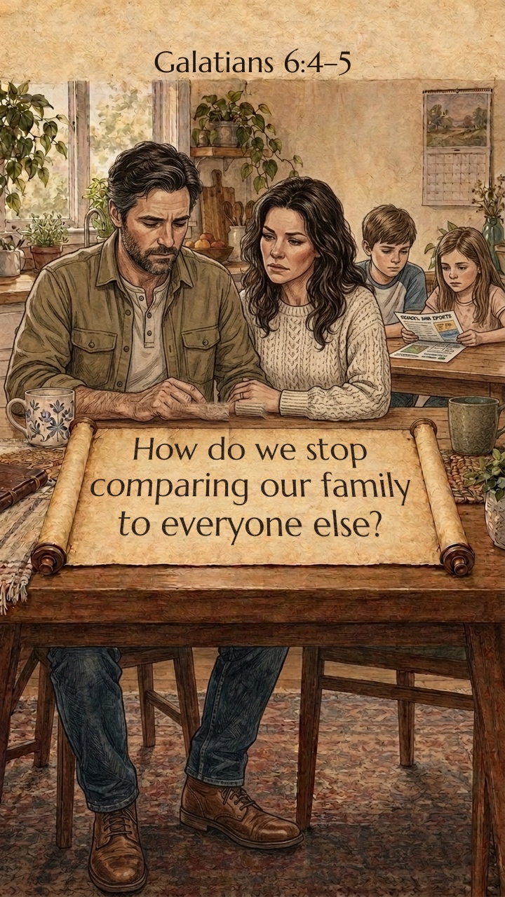 How do we stop comparing our family to everyone else?