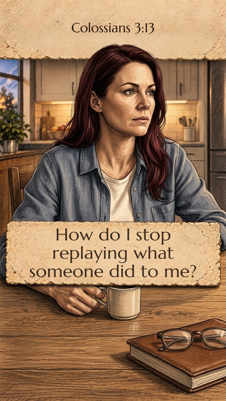 How do I stop replaying what someone did to me?