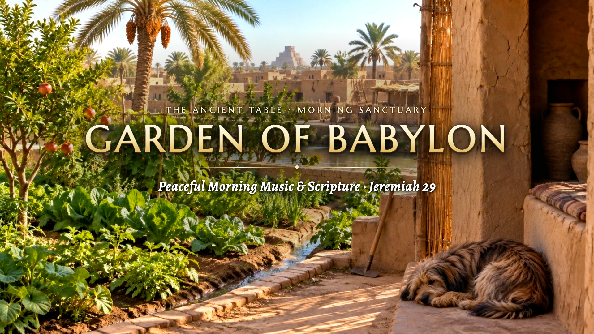 Dawn in a Garden of Babylon