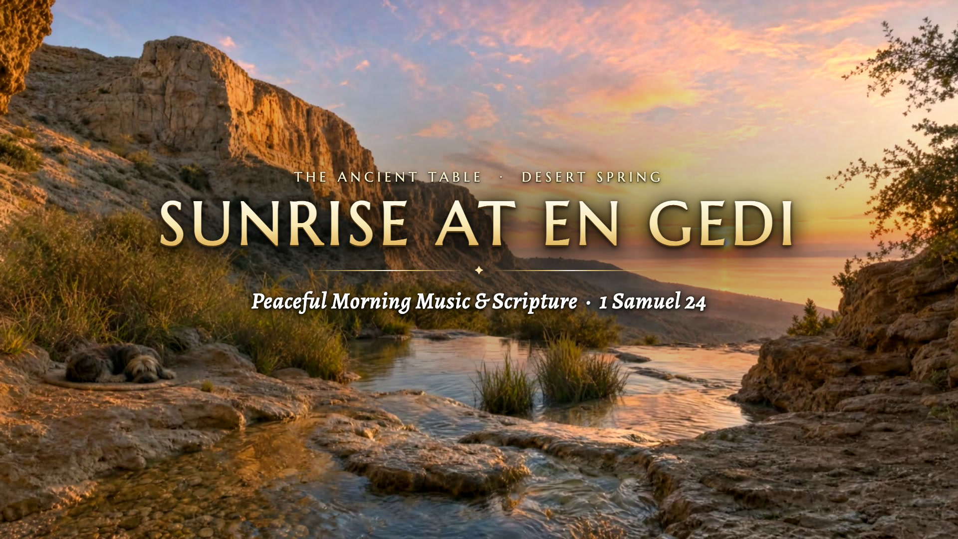 En Gedi sunrise