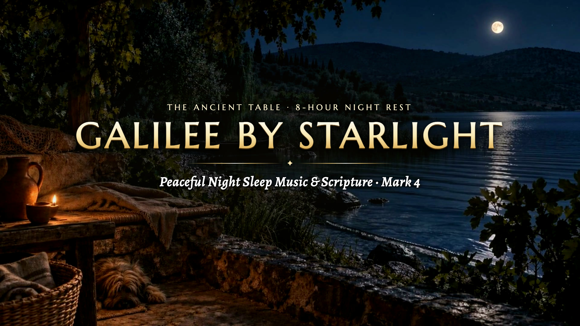 Night beside the Sea of Galilee