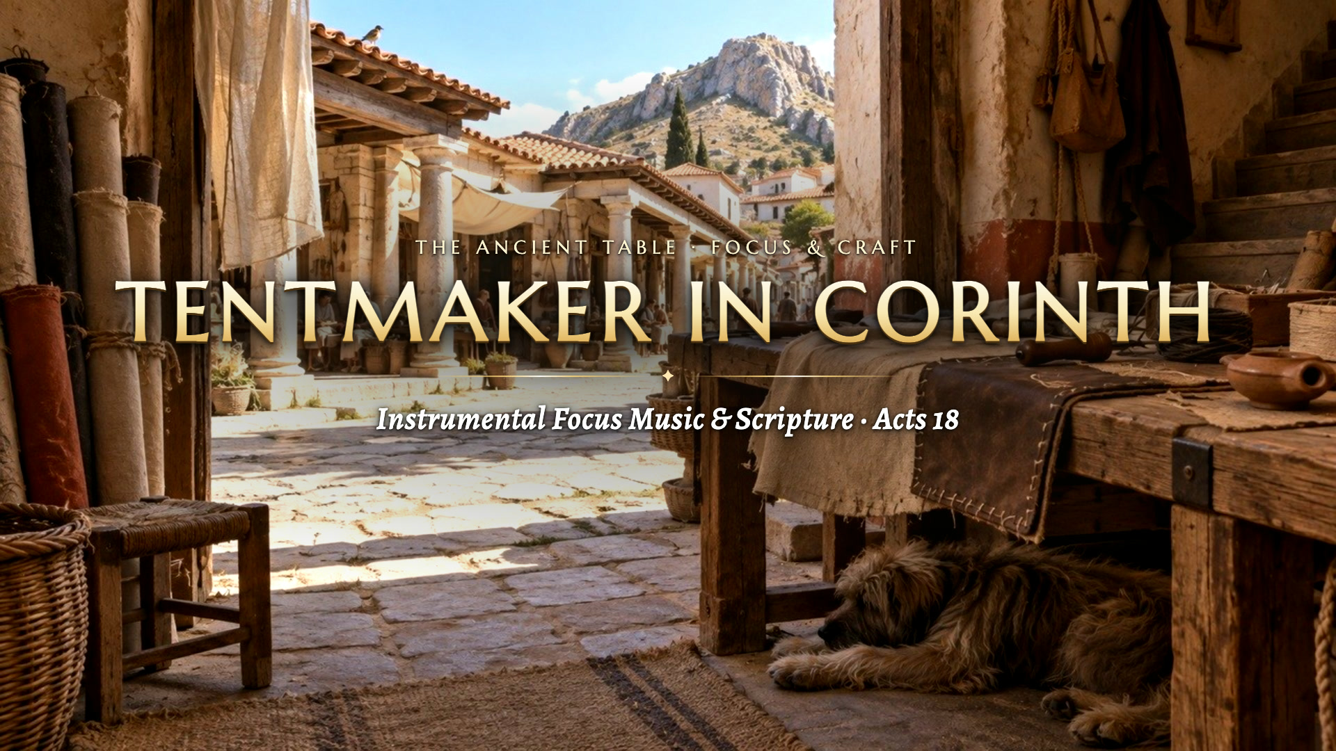 A Tentmaker’s Workspace in Corinth